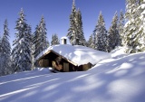 Kitzbhel - Htte im Schnee